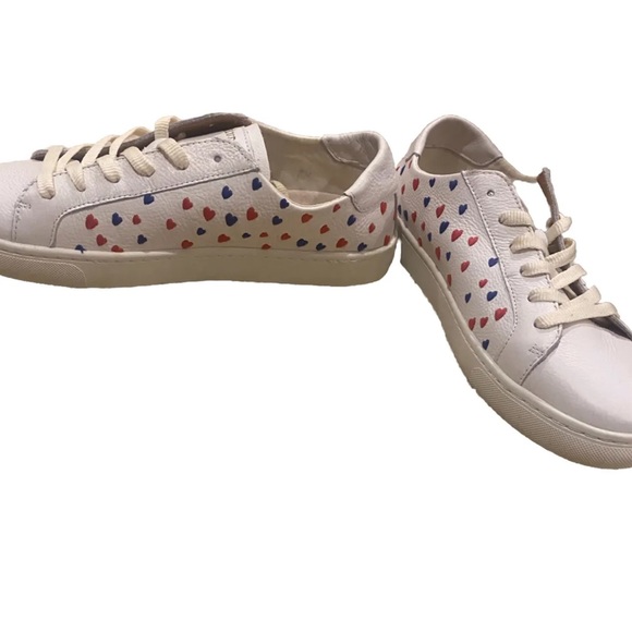 NEW! $295. Soludos White With Hearts 👟 - Picture 3 of 6